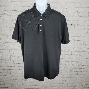 Travis Mathew Barton Creek Texas Pima Cotton Blend Short Sleeve Polo Shirt XL